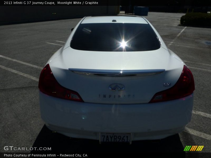 Moonlight White / Graphite 2013 Infiniti G 37 Journey Coupe