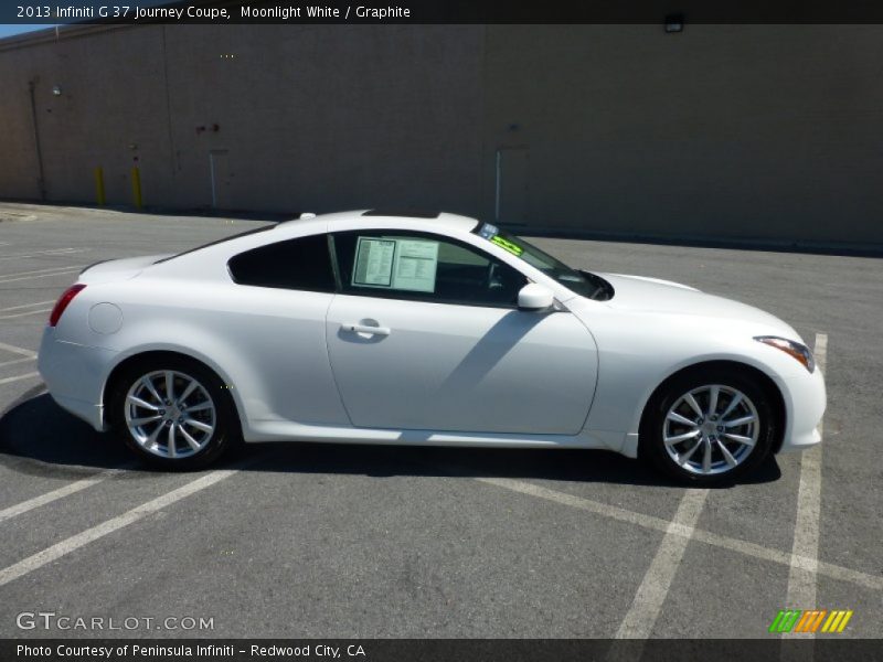 Moonlight White / Graphite 2013 Infiniti G 37 Journey Coupe