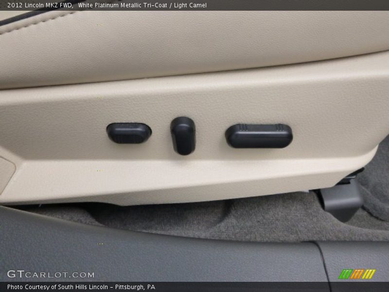 White Platinum Metallic Tri-Coat / Light Camel 2012 Lincoln MKZ FWD
