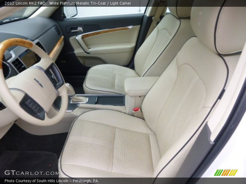 White Platinum Metallic Tri-Coat / Light Camel 2012 Lincoln MKZ FWD