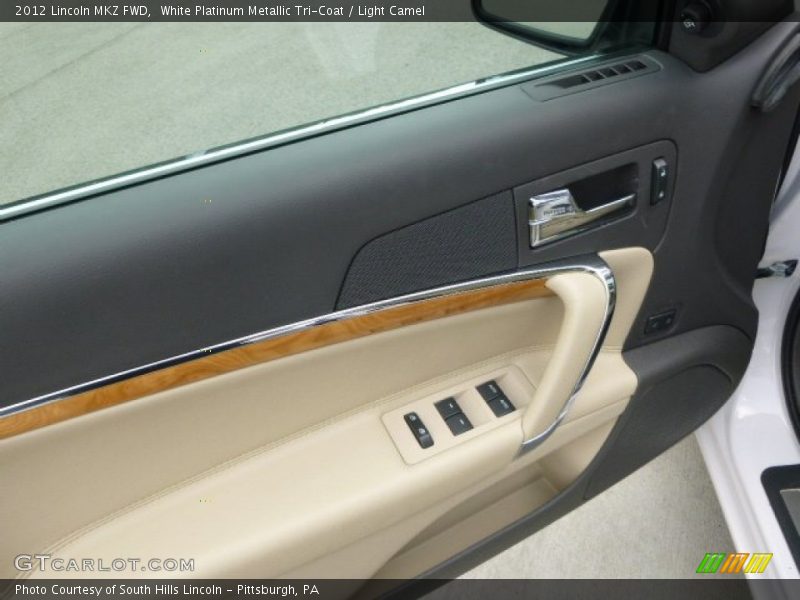 White Platinum Metallic Tri-Coat / Light Camel 2012 Lincoln MKZ FWD
