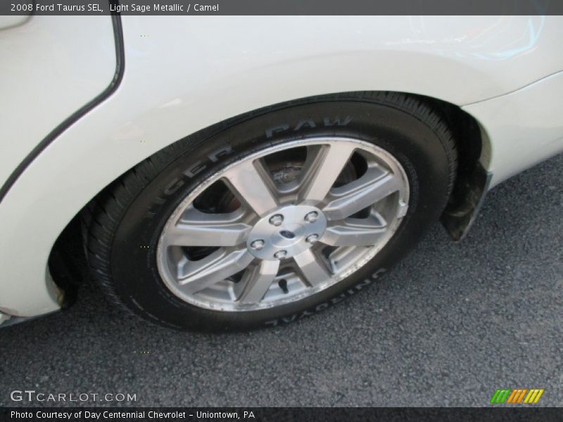 Light Sage Metallic / Camel 2008 Ford Taurus SEL