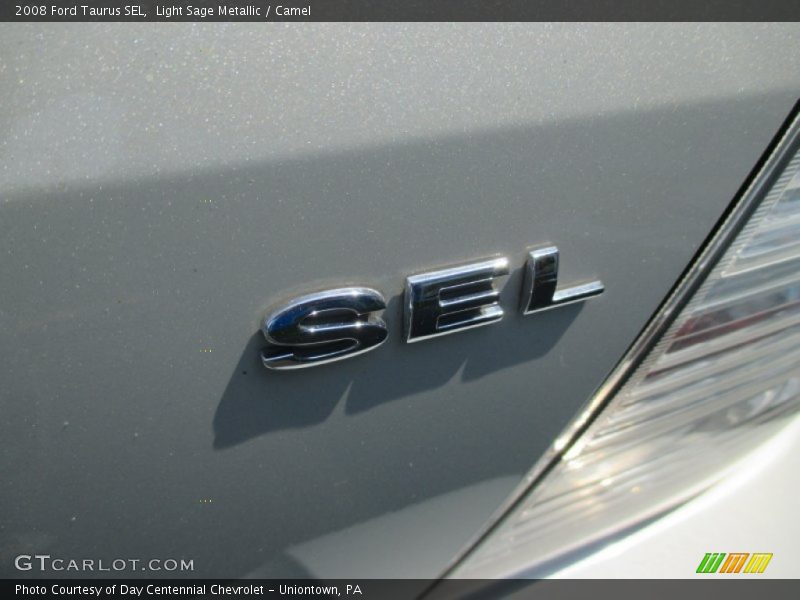 Light Sage Metallic / Camel 2008 Ford Taurus SEL