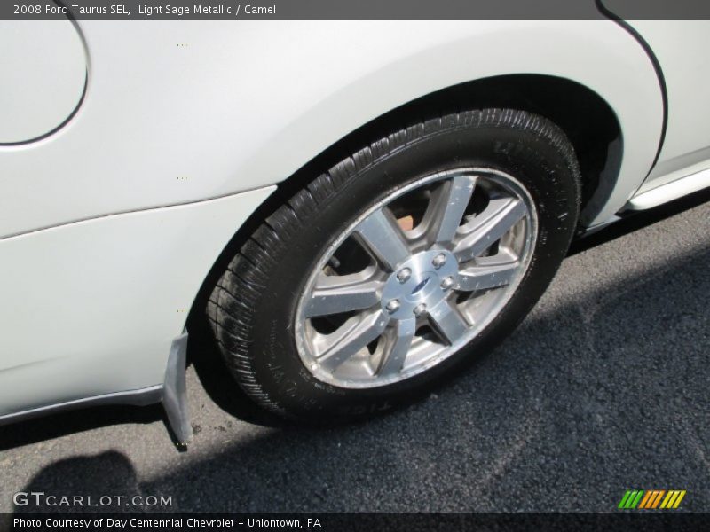 Light Sage Metallic / Camel 2008 Ford Taurus SEL