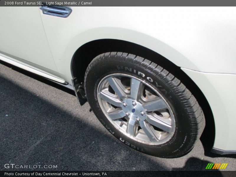 Light Sage Metallic / Camel 2008 Ford Taurus SEL