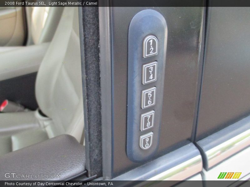 Light Sage Metallic / Camel 2008 Ford Taurus SEL