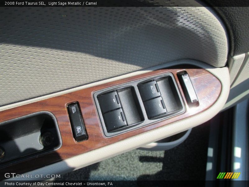 Light Sage Metallic / Camel 2008 Ford Taurus SEL