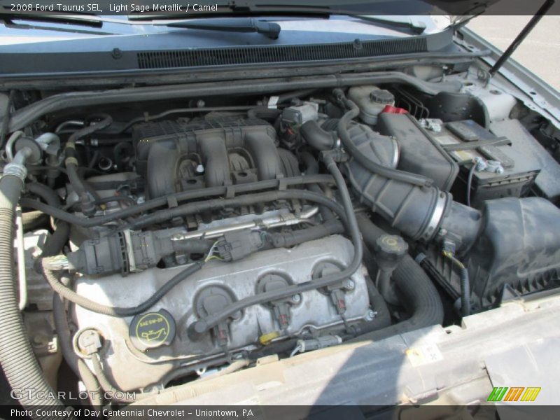 Light Sage Metallic / Camel 2008 Ford Taurus SEL