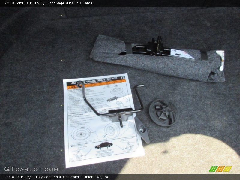 Light Sage Metallic / Camel 2008 Ford Taurus SEL