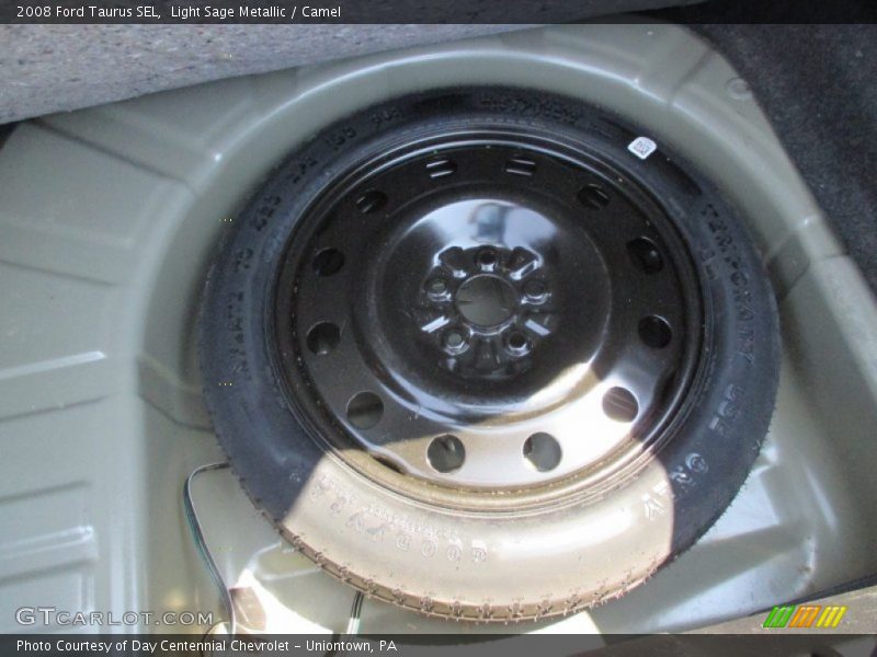 Light Sage Metallic / Camel 2008 Ford Taurus SEL