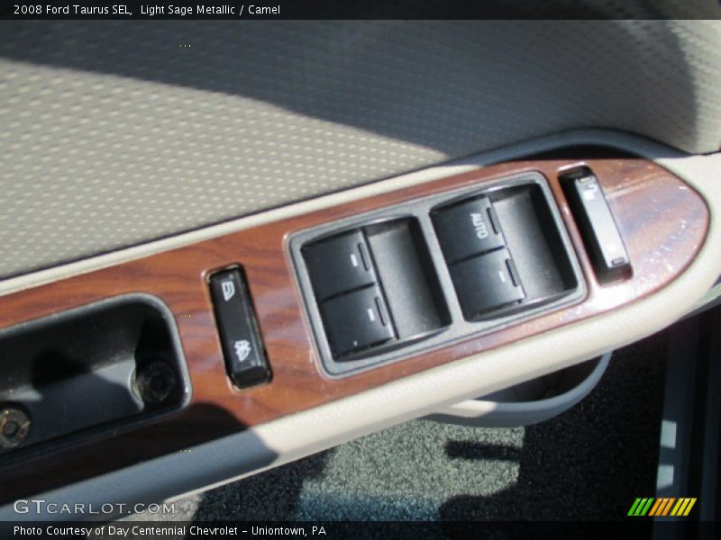 Light Sage Metallic / Camel 2008 Ford Taurus SEL