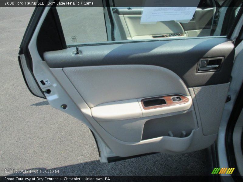 Light Sage Metallic / Camel 2008 Ford Taurus SEL