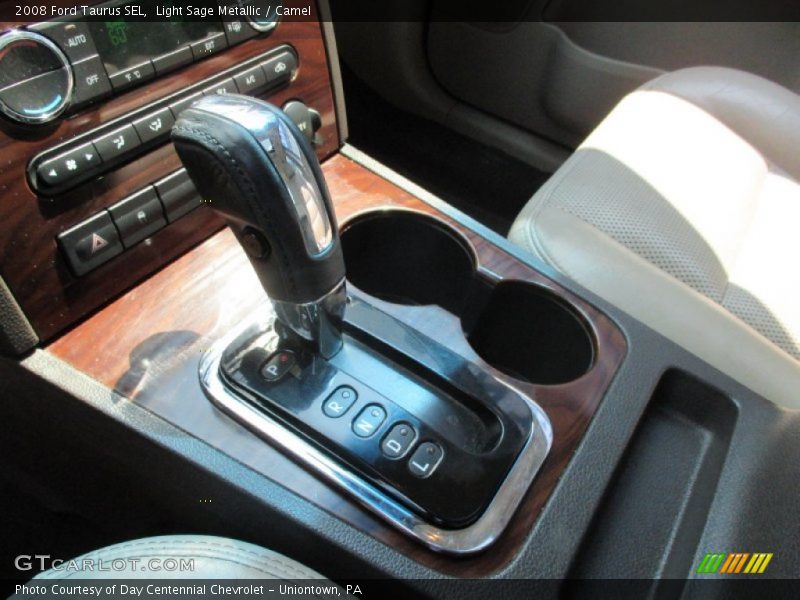 Light Sage Metallic / Camel 2008 Ford Taurus SEL