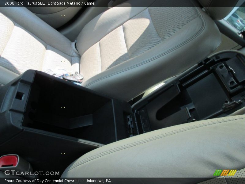 Light Sage Metallic / Camel 2008 Ford Taurus SEL