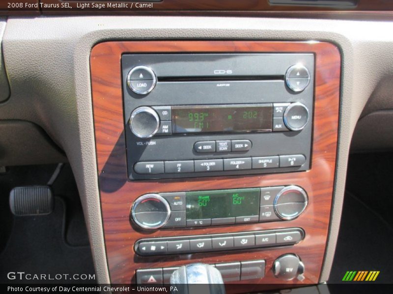 Light Sage Metallic / Camel 2008 Ford Taurus SEL