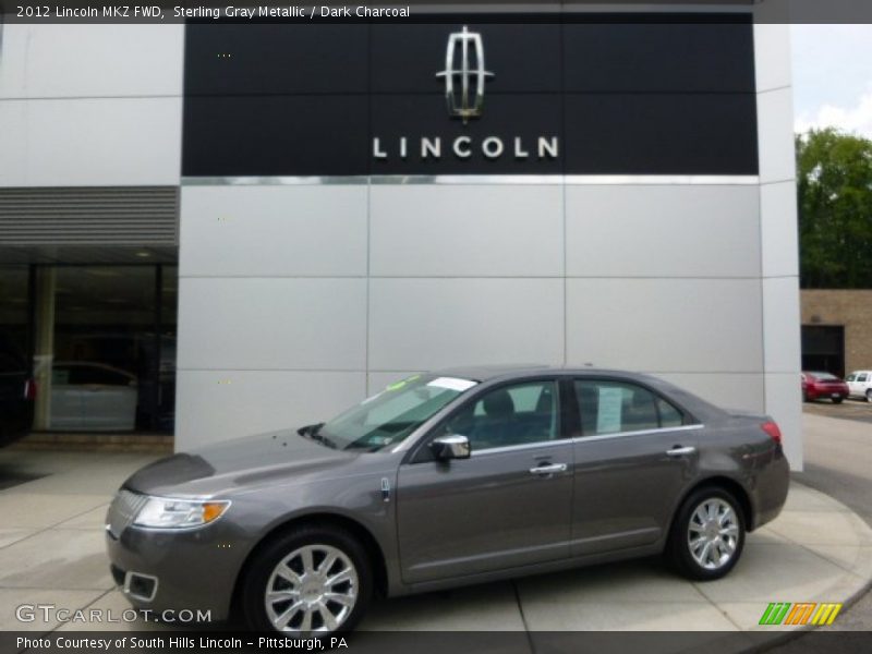 Sterling Gray Metallic / Dark Charcoal 2012 Lincoln MKZ FWD