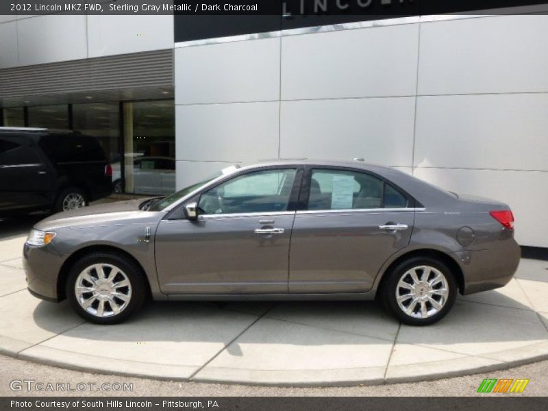 Sterling Gray Metallic / Dark Charcoal 2012 Lincoln MKZ FWD