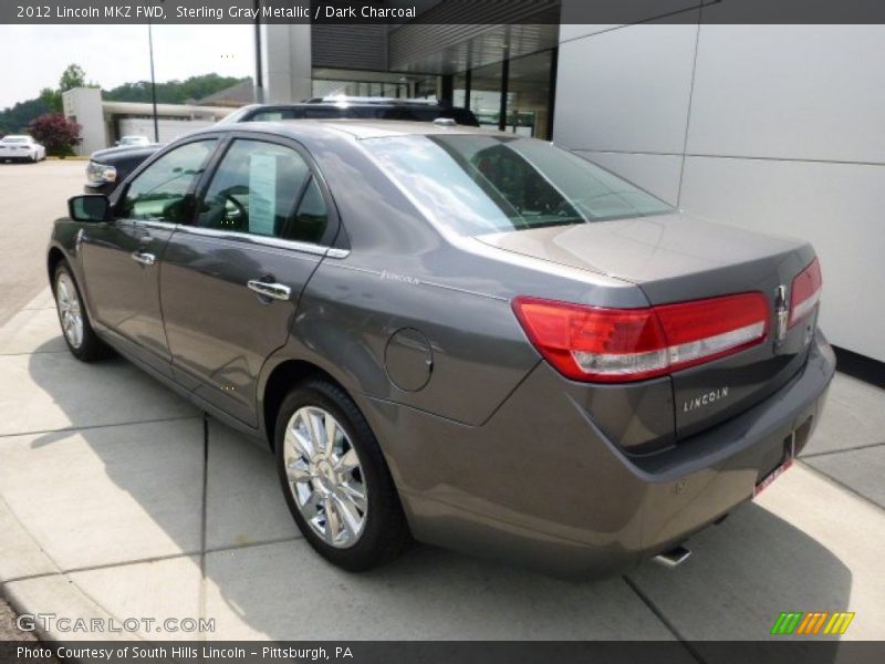 Sterling Gray Metallic / Dark Charcoal 2012 Lincoln MKZ FWD