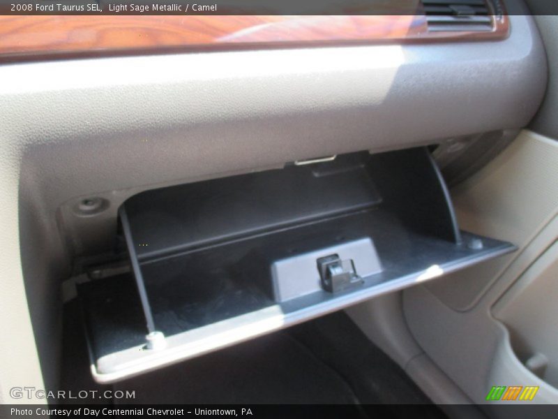 Light Sage Metallic / Camel 2008 Ford Taurus SEL