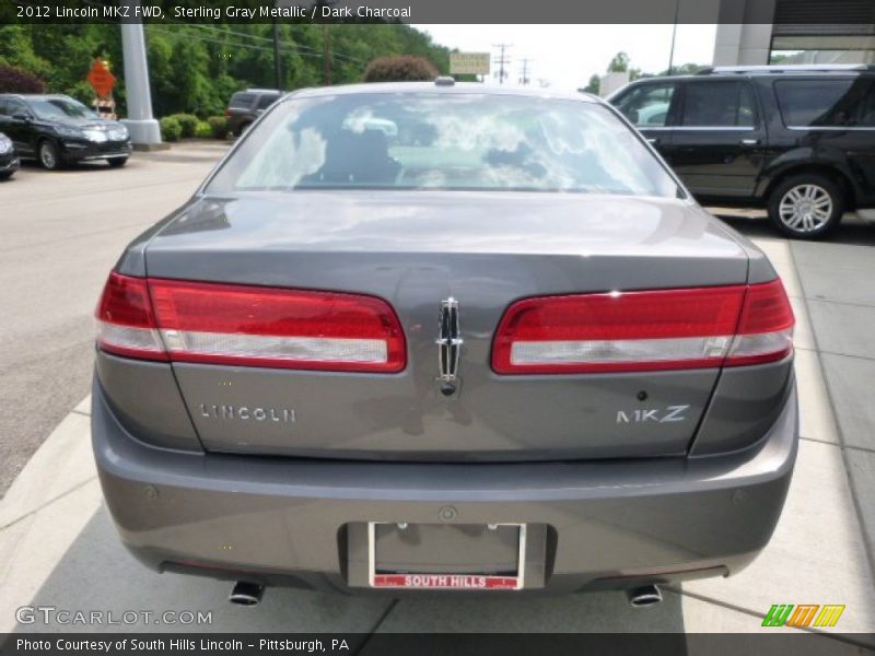 Sterling Gray Metallic / Dark Charcoal 2012 Lincoln MKZ FWD