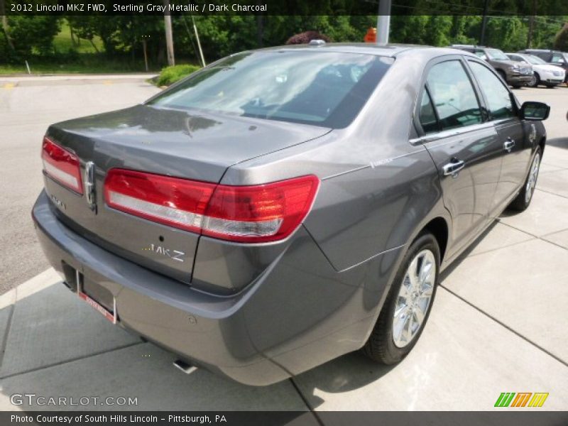 Sterling Gray Metallic / Dark Charcoal 2012 Lincoln MKZ FWD
