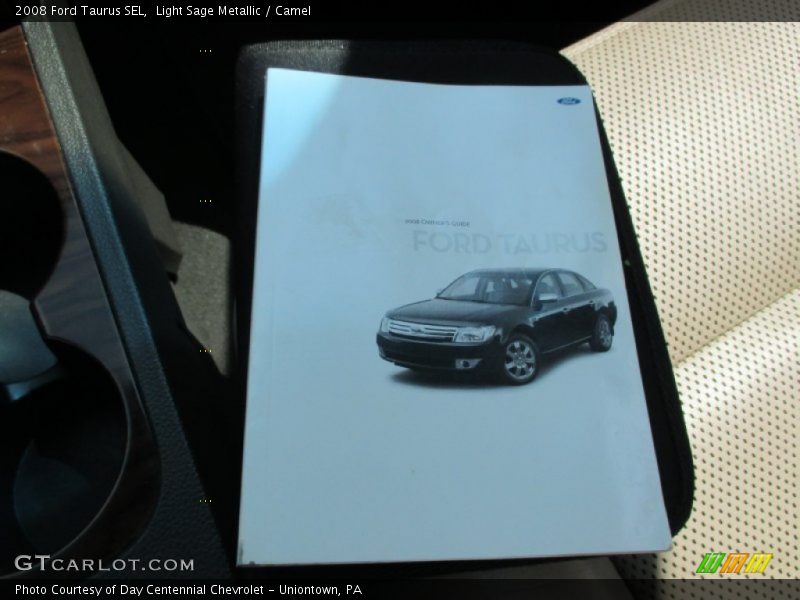 Light Sage Metallic / Camel 2008 Ford Taurus SEL