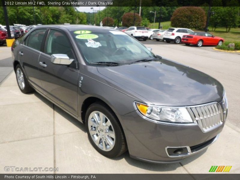 Sterling Gray Metallic / Dark Charcoal 2012 Lincoln MKZ FWD