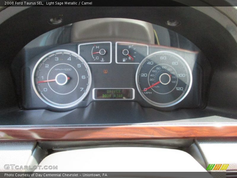 Light Sage Metallic / Camel 2008 Ford Taurus SEL