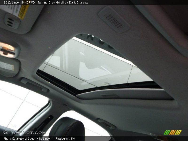 Sterling Gray Metallic / Dark Charcoal 2012 Lincoln MKZ FWD