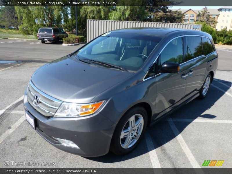 Polished Metal Metallic / Gray 2012 Honda Odyssey Touring Elite