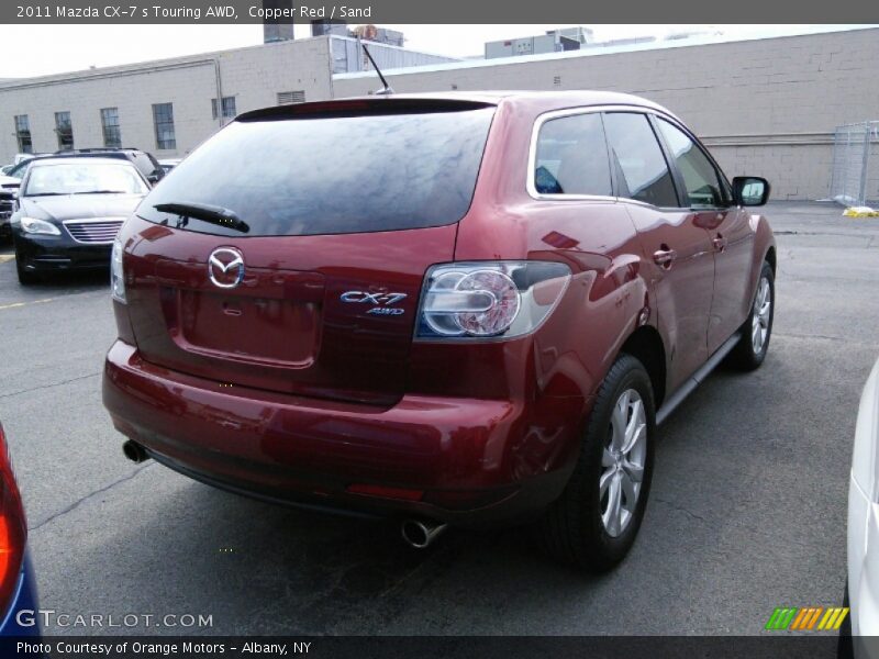 Copper Red / Sand 2011 Mazda CX-7 s Touring AWD