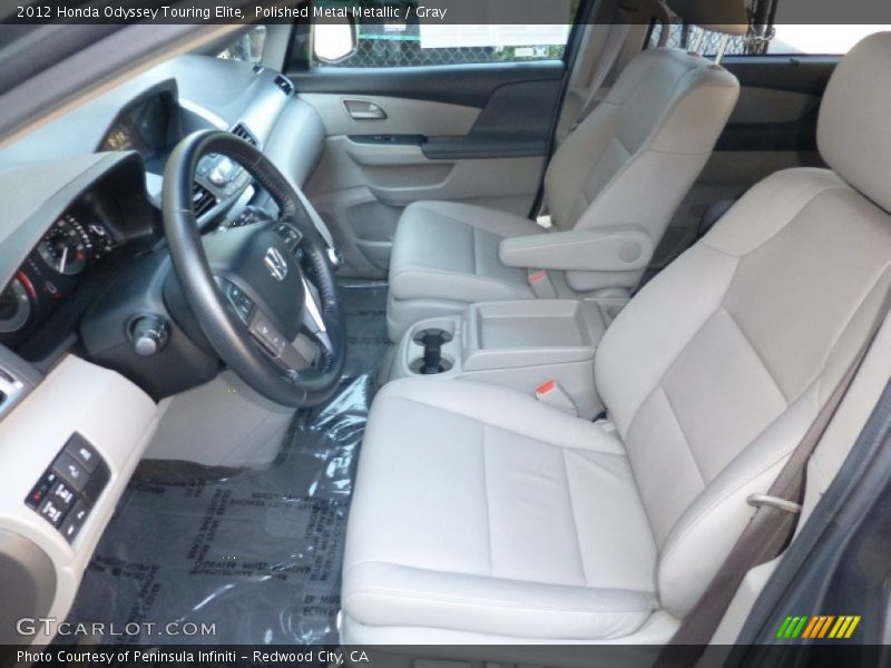 Polished Metal Metallic / Gray 2012 Honda Odyssey Touring Elite