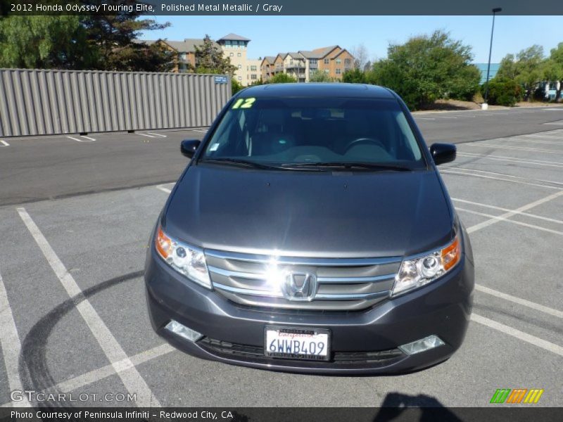 Polished Metal Metallic / Gray 2012 Honda Odyssey Touring Elite