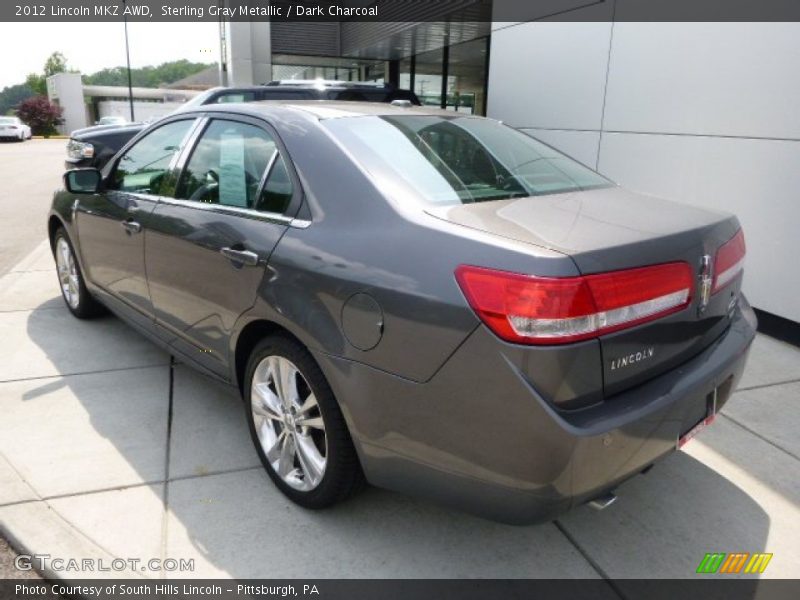 Sterling Gray Metallic / Dark Charcoal 2012 Lincoln MKZ AWD