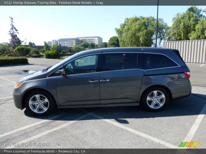 Polished Metal Metallic / Gray 2012 Honda Odyssey Touring Elite