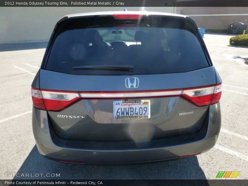 Polished Metal Metallic / Gray 2012 Honda Odyssey Touring Elite