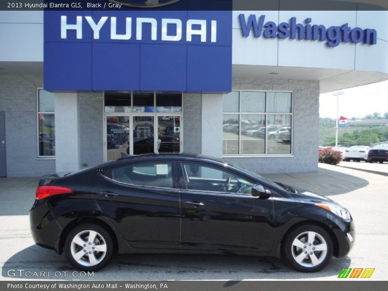 Black / Gray 2013 Hyundai Elantra GLS