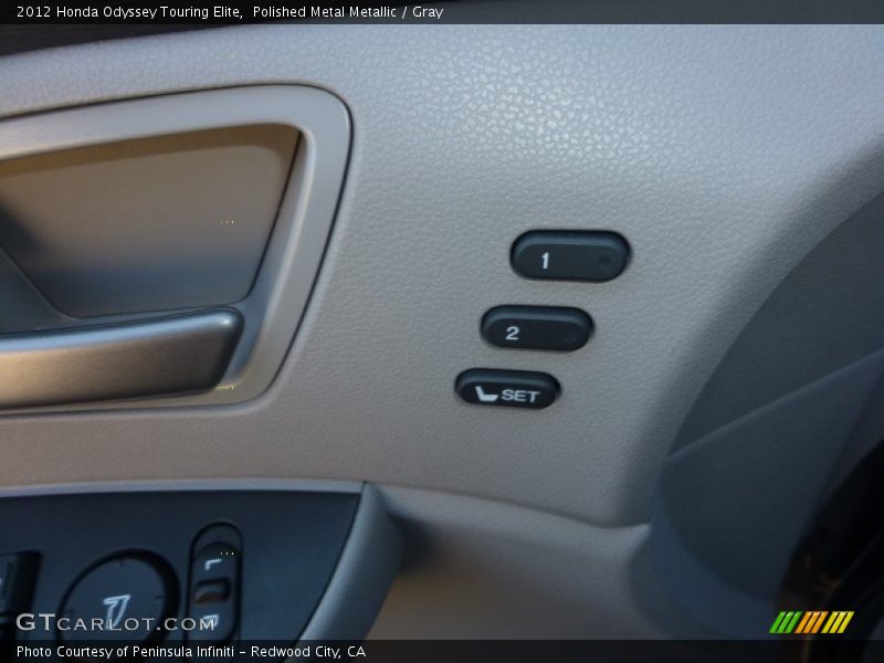 Polished Metal Metallic / Gray 2012 Honda Odyssey Touring Elite