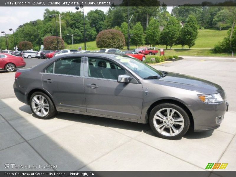 Sterling Gray Metallic / Dark Charcoal 2012 Lincoln MKZ AWD