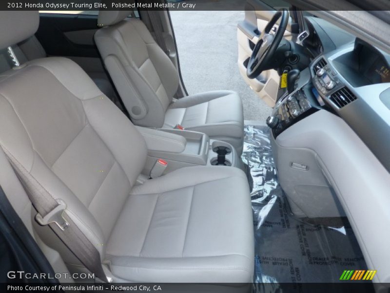 Polished Metal Metallic / Gray 2012 Honda Odyssey Touring Elite