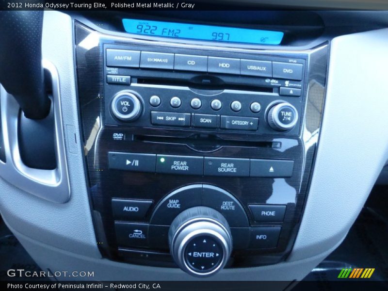 Polished Metal Metallic / Gray 2012 Honda Odyssey Touring Elite