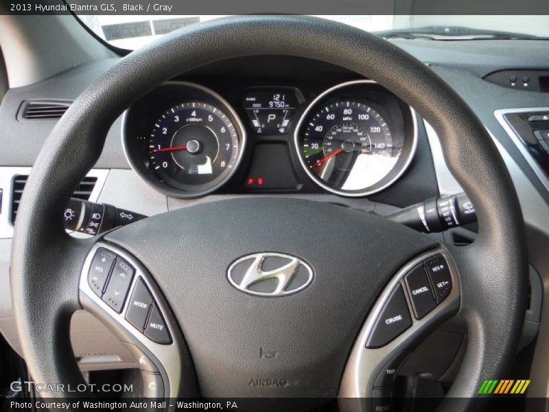 Black / Gray 2013 Hyundai Elantra GLS