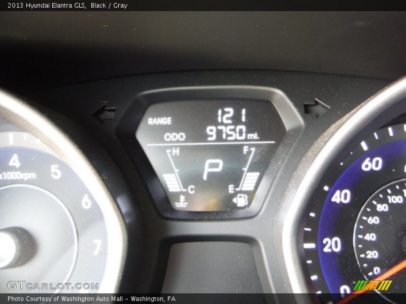 Black / Gray 2013 Hyundai Elantra GLS