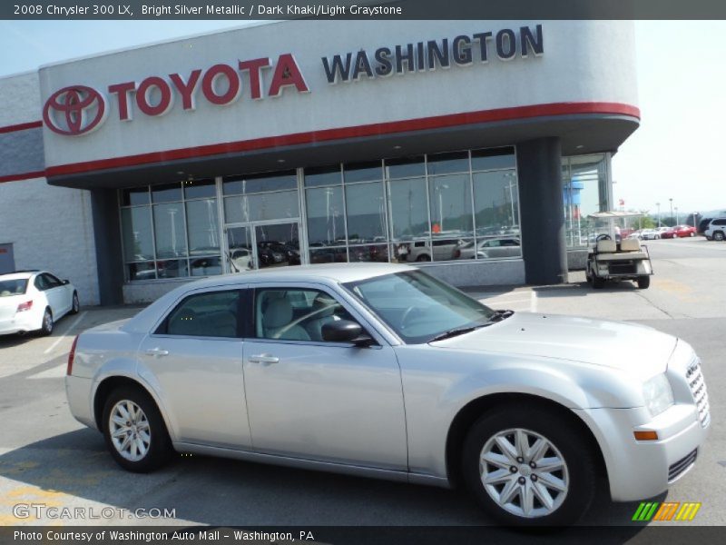 Bright Silver Metallic / Dark Khaki/Light Graystone 2008 Chrysler 300 LX
