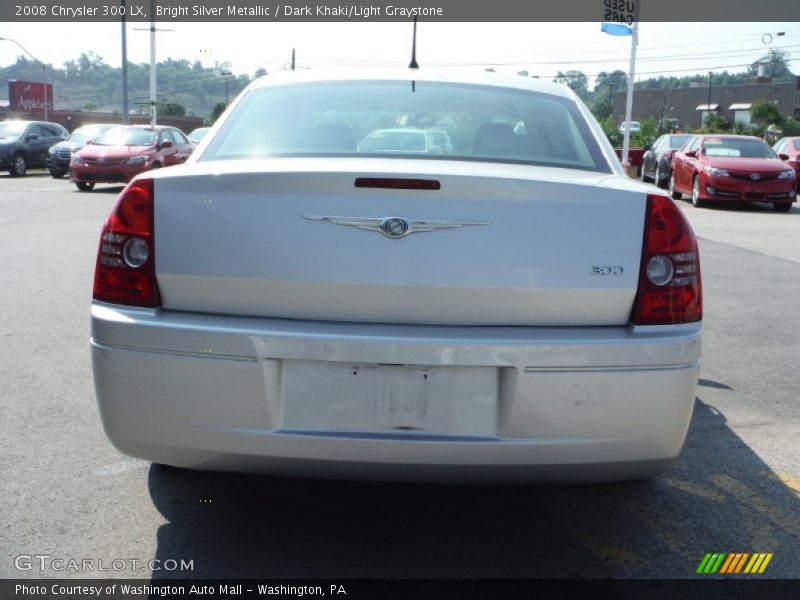 Bright Silver Metallic / Dark Khaki/Light Graystone 2008 Chrysler 300 LX