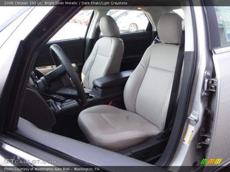 Bright Silver Metallic / Dark Khaki/Light Graystone 2008 Chrysler 300 LX