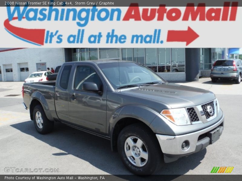 Storm Grey / Graphite 2008 Nissan Frontier SE King Cab 4x4