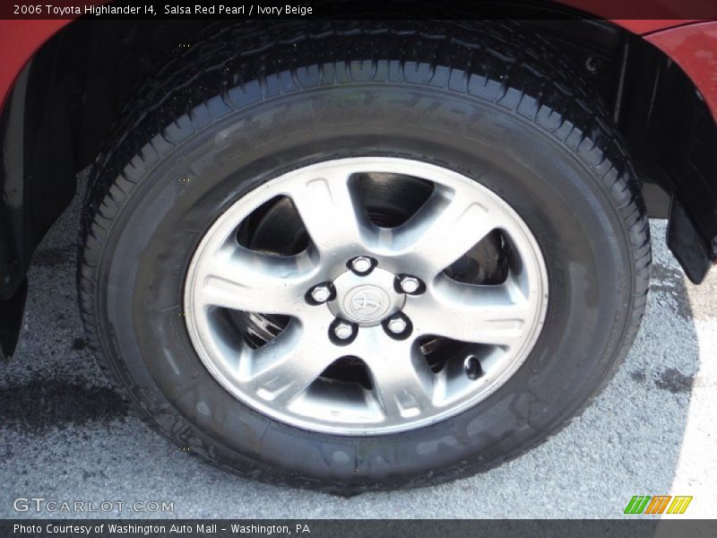 Salsa Red Pearl / Ivory Beige 2006 Toyota Highlander I4