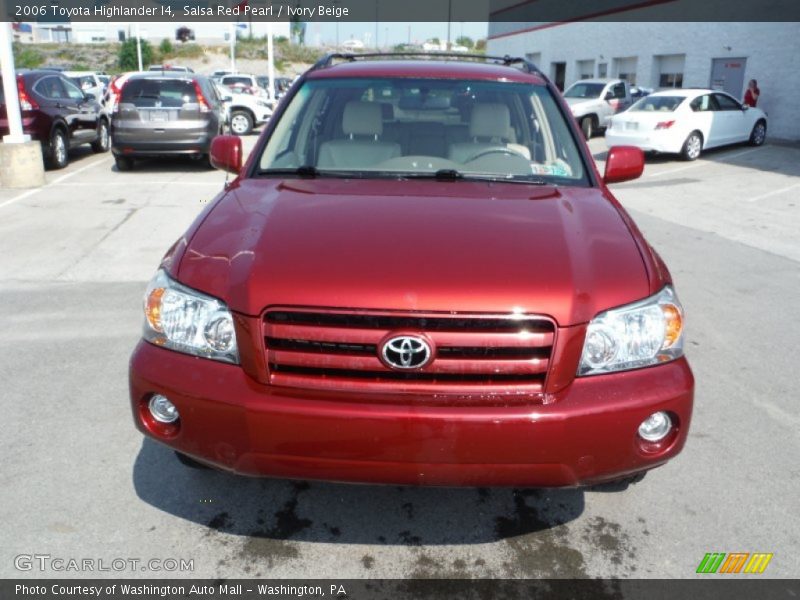 Salsa Red Pearl / Ivory Beige 2006 Toyota Highlander I4