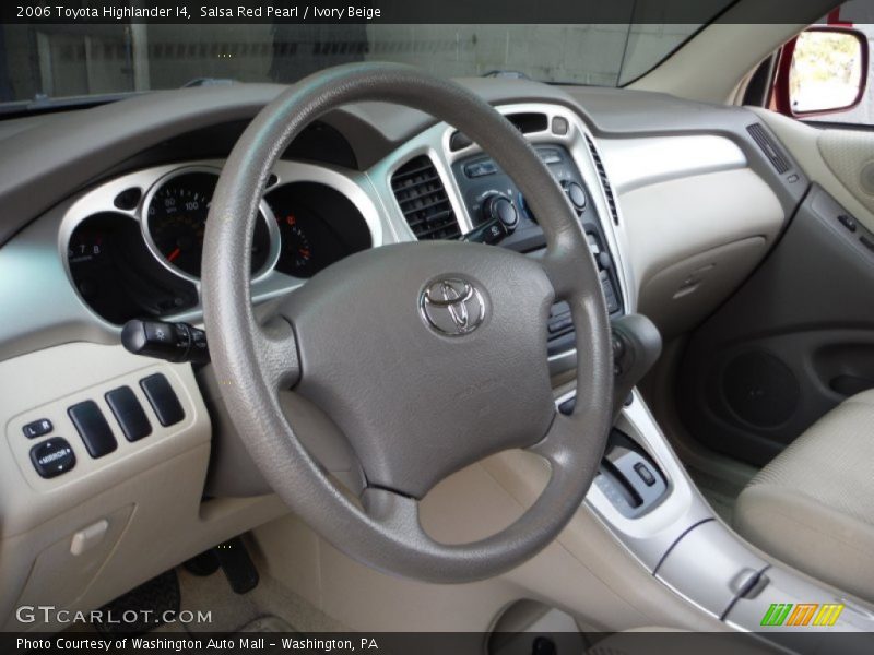 Salsa Red Pearl / Ivory Beige 2006 Toyota Highlander I4